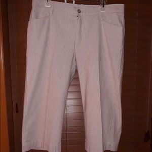 Lee Pinstripe Capri